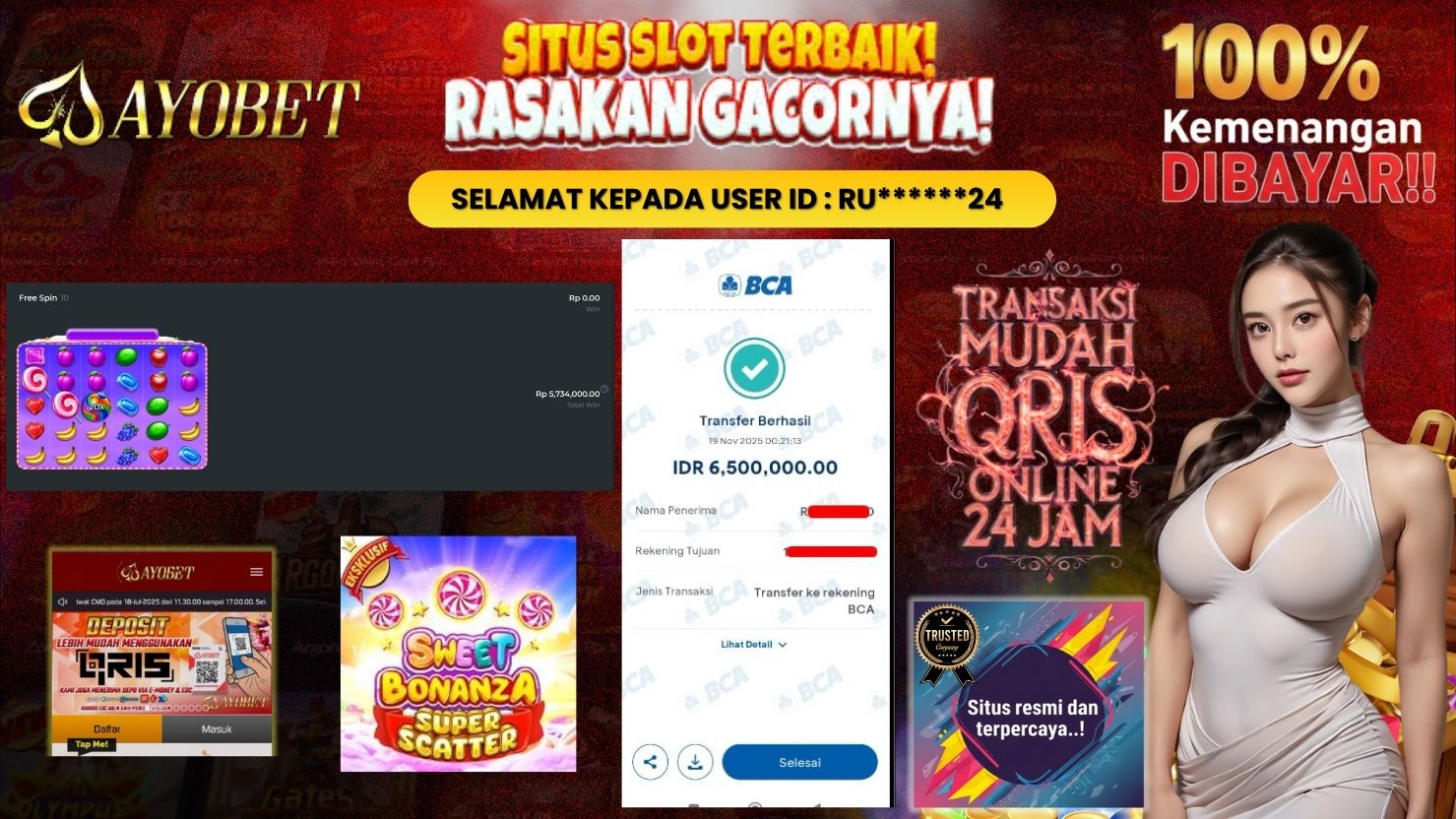 AYOBET JACKPOT SLOT SWEET BONANZA SUPER SCATTER